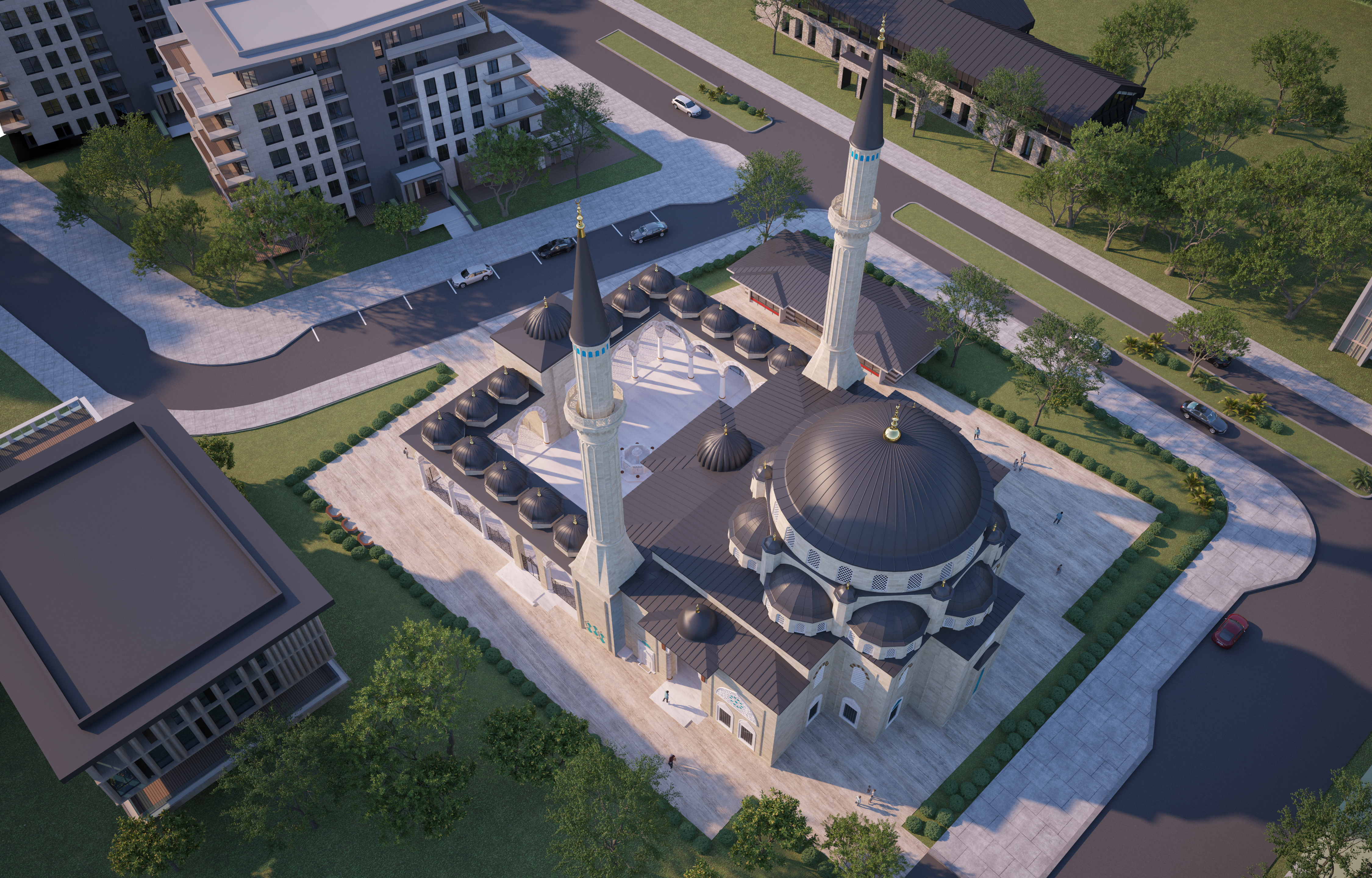 İstanbul Çekmeköy İmar Yolları, Genel Altyapı ve Camii